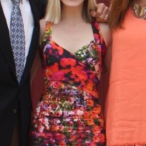 Nicole Miller bodycon dress with cutouts -like new